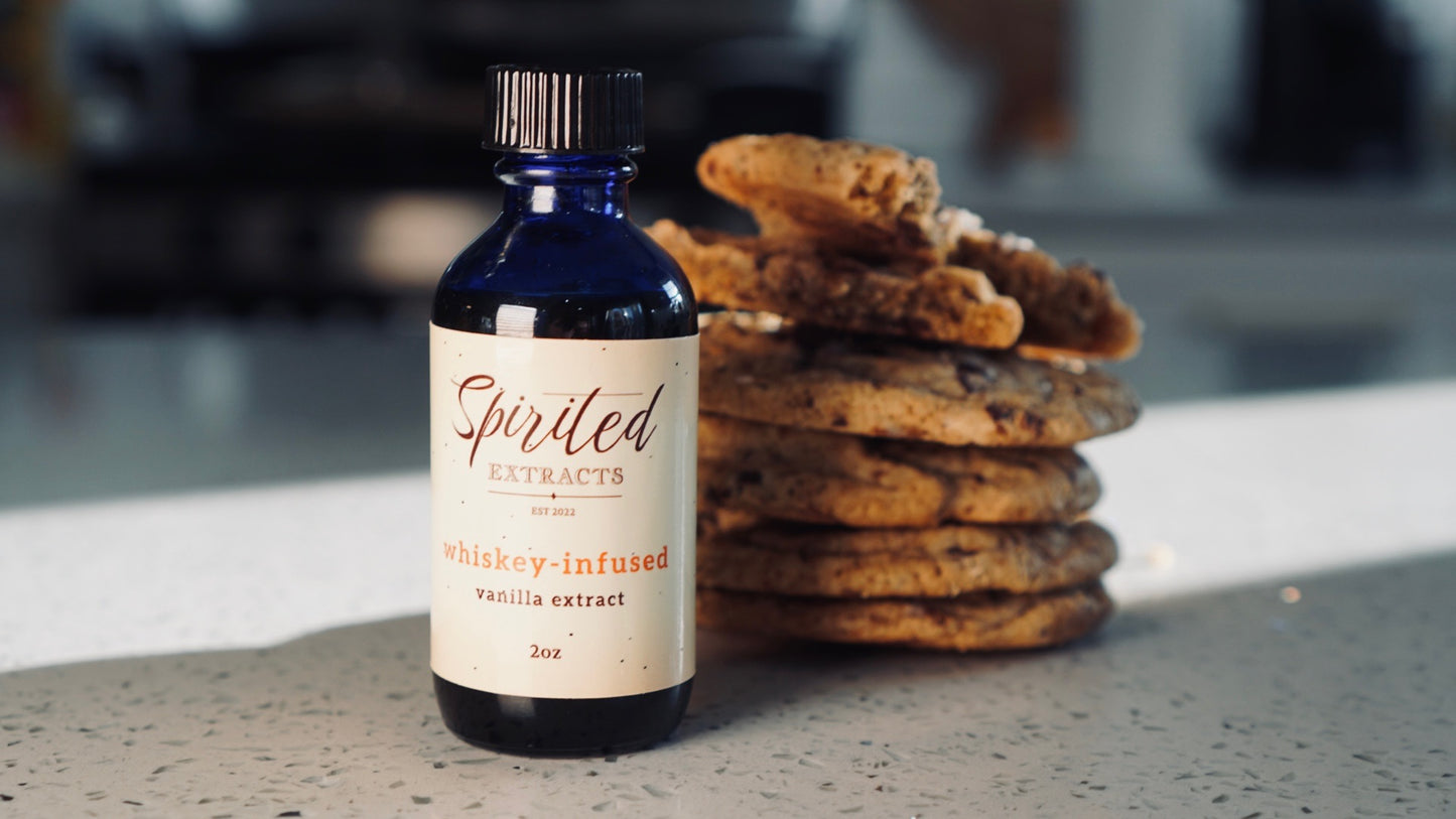 Whiskey-Infused Vanilla Extract 2oz