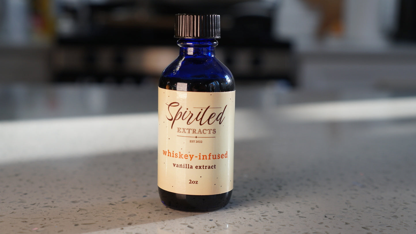 Whiskey-Infused Vanilla Extract 2oz